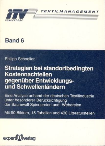 Strategien bei standortbedingten Kostennachteilen gegenüber Entwicklungs- und Schwellenländern