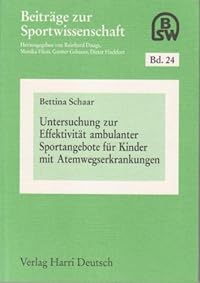 Untersuchung zur Effektivität ambulanter Sportangebote für Kinder mit Atemwegserkrankungen