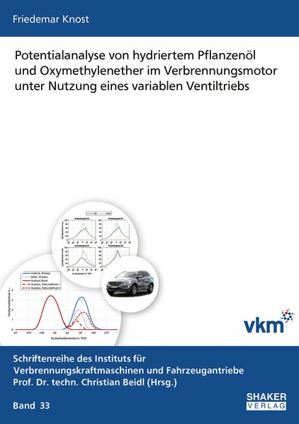 Potentialanalyse von hydriertem Pflanzenöl und Oxymethylenether im Verbrennungsmotor unter Nutzung eines variablen Ventiltriebs