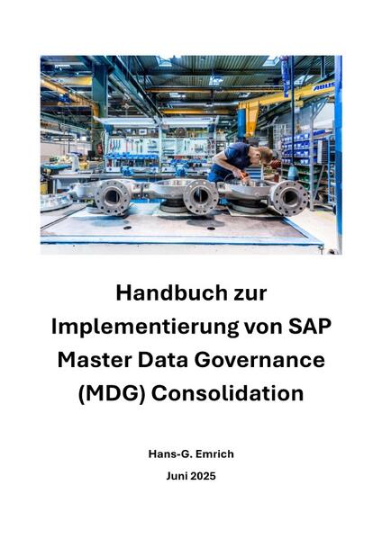 Handbuch zur Implementierung von SAP Master Data Governance (MDG) Consolidation