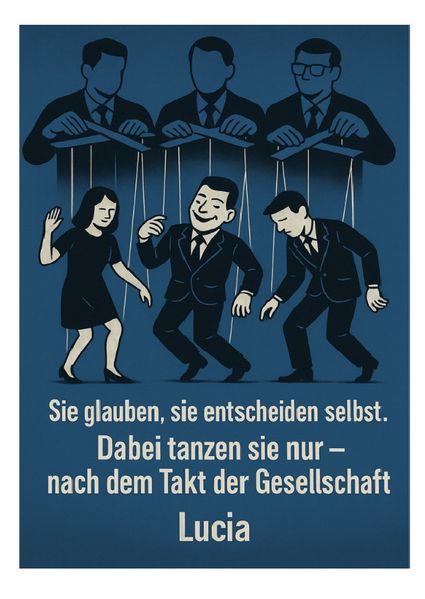 Sie glauben, sie entscheiden selbst. Dabei tanzen sie nur- nach dem Takt der Gesellschaft