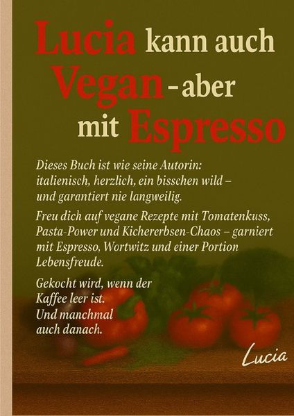 Lucia kann auch Vegan.Dieses Buch ist wie seine Autorin: italienisch, herzlich, ein bisschen wild - und garantiert nie langweilig.