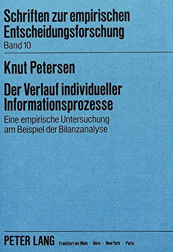Der Verlauf individueller Informationsprozesse