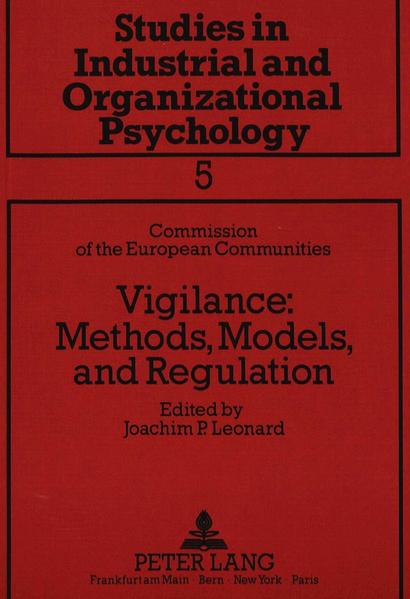 Vigilance: Methods, Models and Regulation