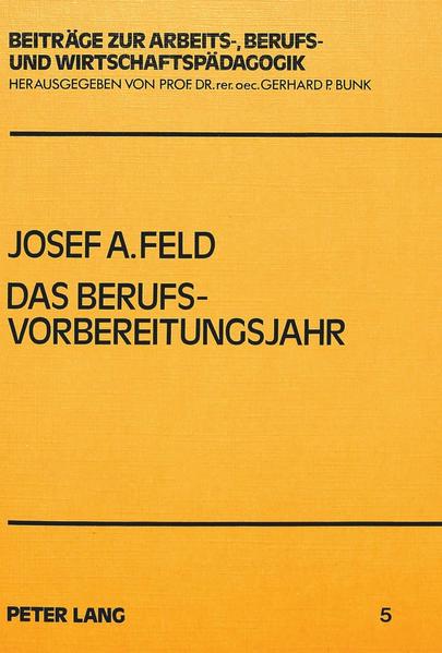 Das Berufsvorbereitungsjahr