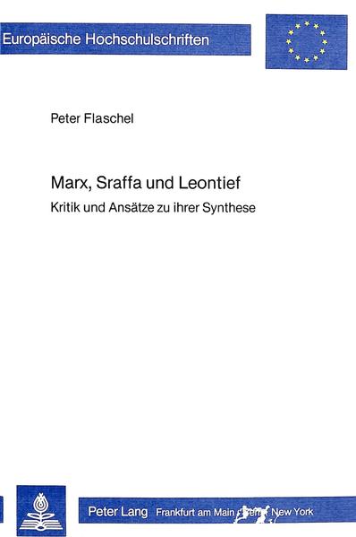 Marx, Sraffa und Leontief