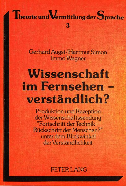 Wissenschaft im Fernsehen - verständlich?