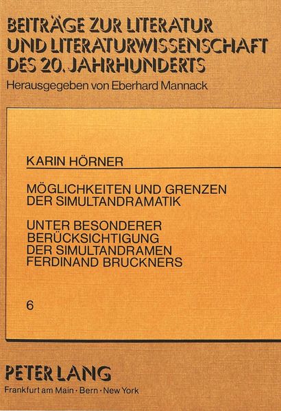 Möglichkeiten und Grenzen der Simultandramatik