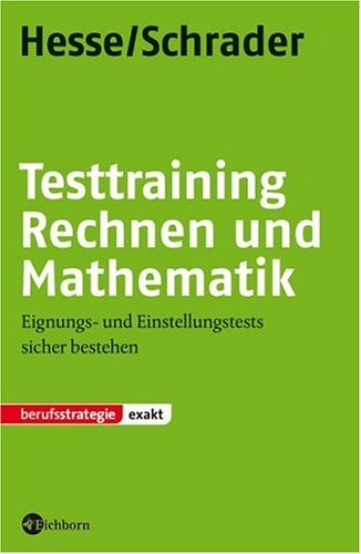 Testtraining Rechnen und Mathematik