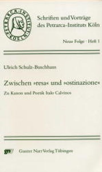 Zwischen "resa" und "ostinazione"