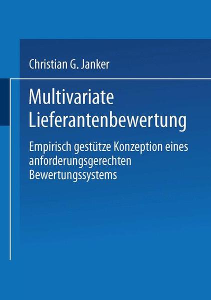 Multivariate Lieferantenbewertung