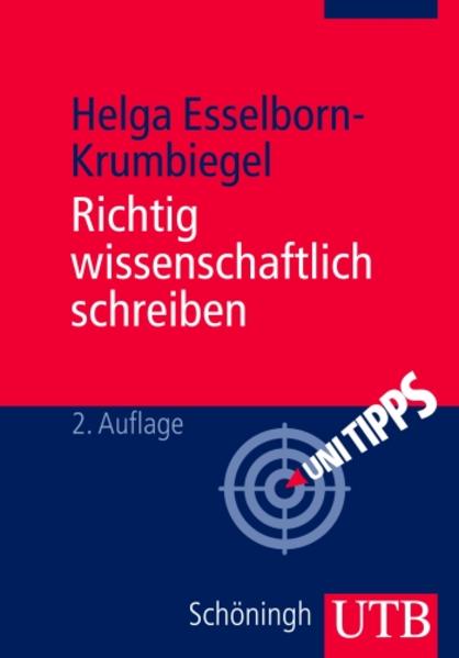 Richtig wissenschaftlich schreiben