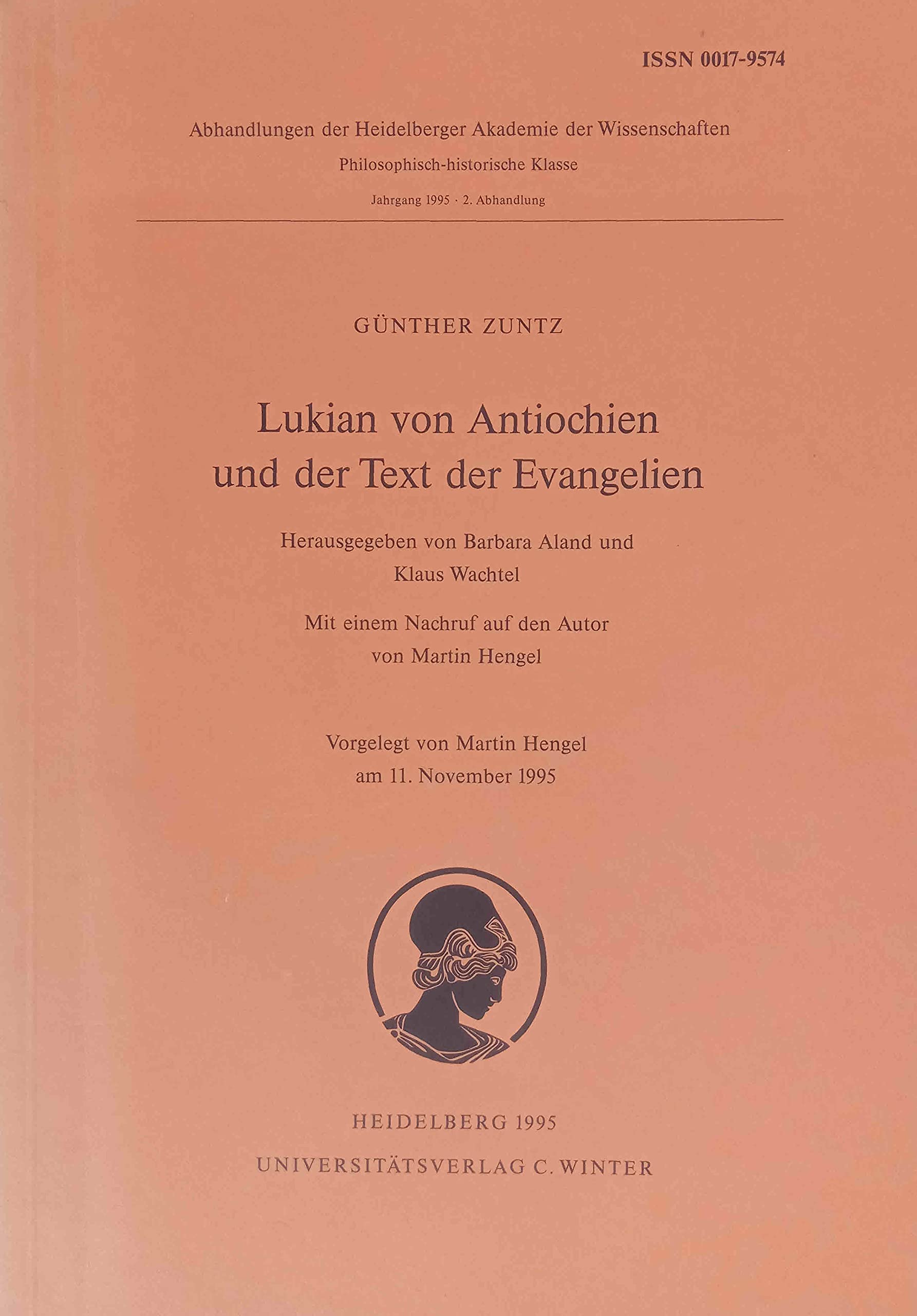 Lukian von Antiochien und der Text der Evangelien