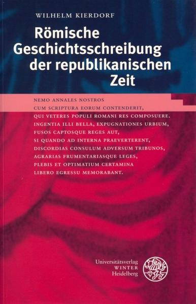 Römische Geschichtsschreibung der republikanischen Zeit