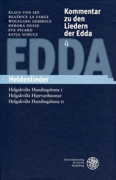 Kommentar zu den Liedern der Edda / Heldenlieder