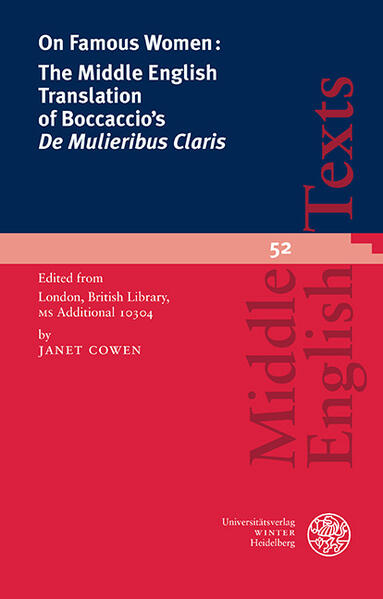 On Famous Women: The Middle English Translation of Boccaccio’s ‘De Mulieribus Claris’