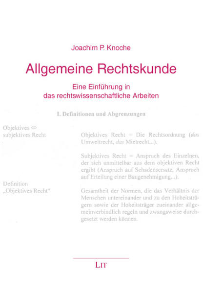 Allgemeine Rechtskunde