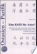 Eine KSZE für Asien?