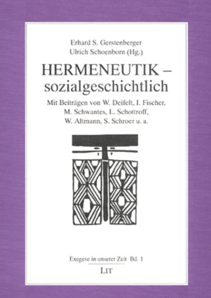 Hermeneutik - sozialgeschichtlich