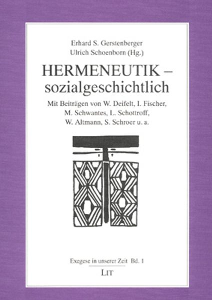 Hermeneutik - sozialgeschichtlich