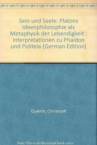 Sein und Seele