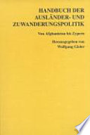 Handbuch der Ausländer- und Zuwanderungspolitik