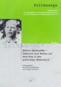 Dietrich Bonhoeffer - Stationen und Motive auf dem Weg in den Widerstand