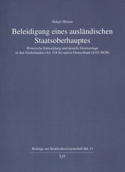 Beleidigung eines ausländischen Staatsoberhauptes
