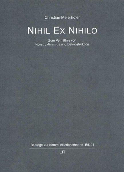 Nihil ex nihilo