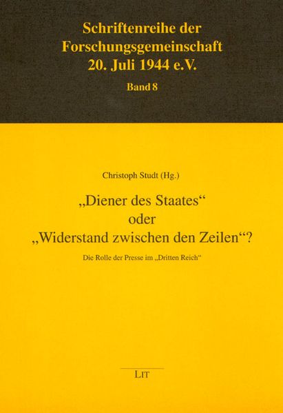 "Diener des Staates" oder "Widerstand zwischen den Zeilen"?