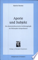 Aporie und Subjekt