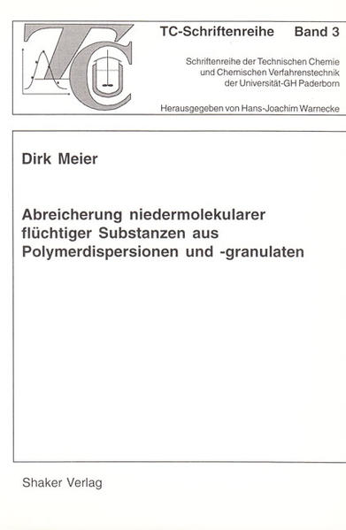 Abreicherung niedermolekularer flüchtiger Substanzen aus Polymerdispersionen und -granulaten