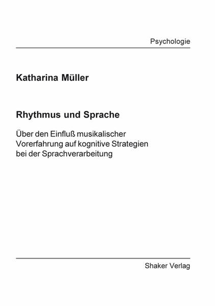 Rhythmus und Sprache