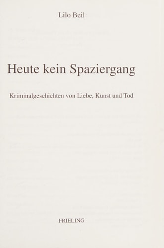 Heute kein Spaziergang