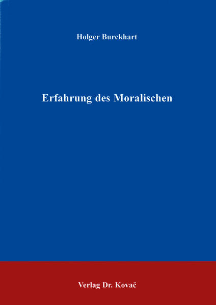 Erfahrung des Moralischen