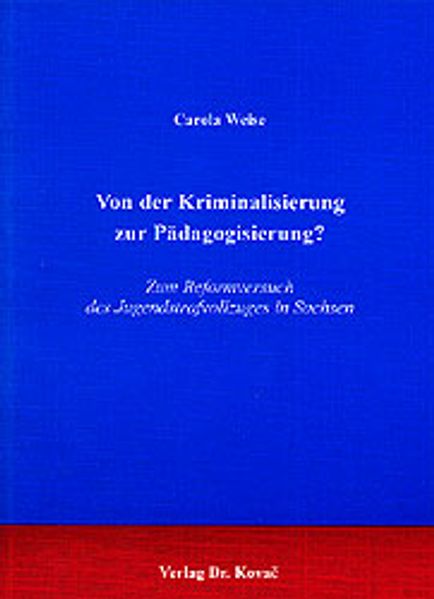 Von der Kriminalisierung zurPädagogisierung?