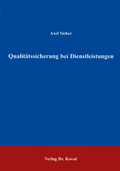 Qualitätssicherung bei Dienstleistungen