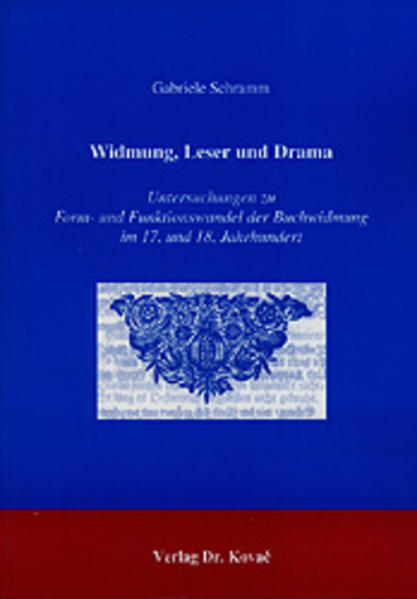 Widmung, Leser und Drama
