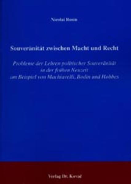 Souveränität zwischen Macht und Recht