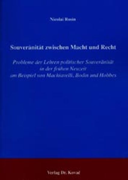 Souveränität zwischen Macht und Recht