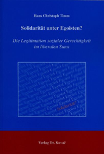 Solidarität unter Egoisten?