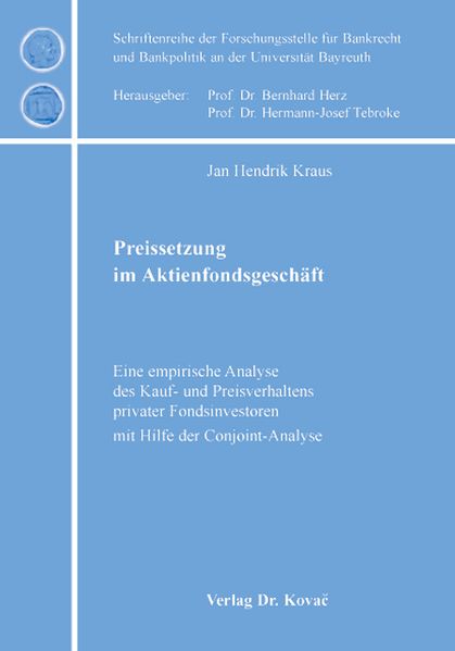 Preissetzung im Aktienfondsgeschäft