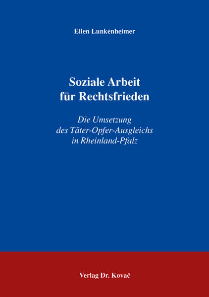 Soziale Arbeit für Rechtsfrieden