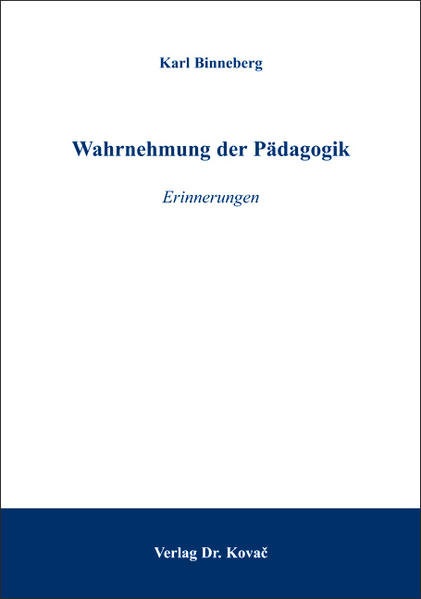 Wahrnehmung der Pädagogik