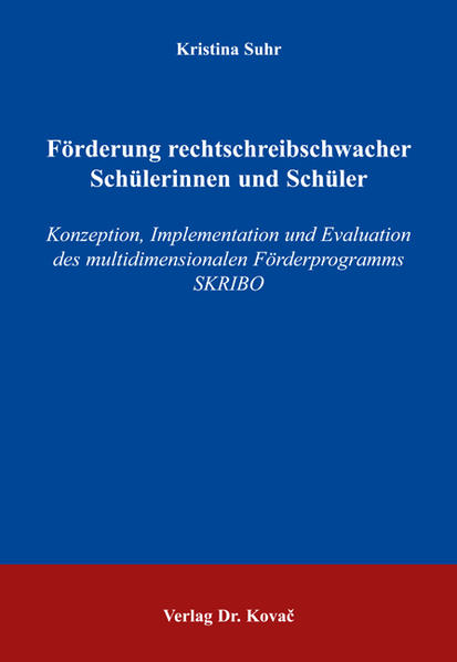 Förderung rechtschreibschwacher Schülerinnen und Schüler