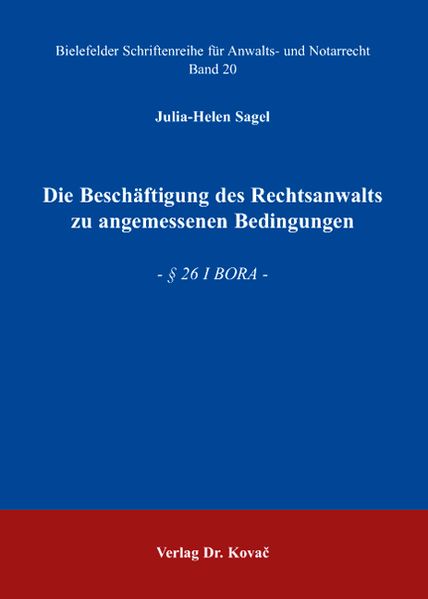 Die Beschäftigung des Rechtsanwalts zu angemessenen Bedingungen