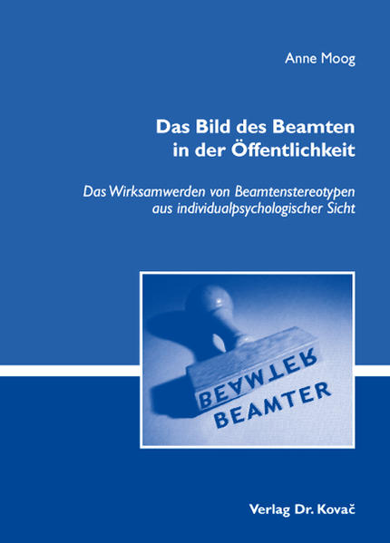 Das Bild des Beamten in der Öffentlichkeit