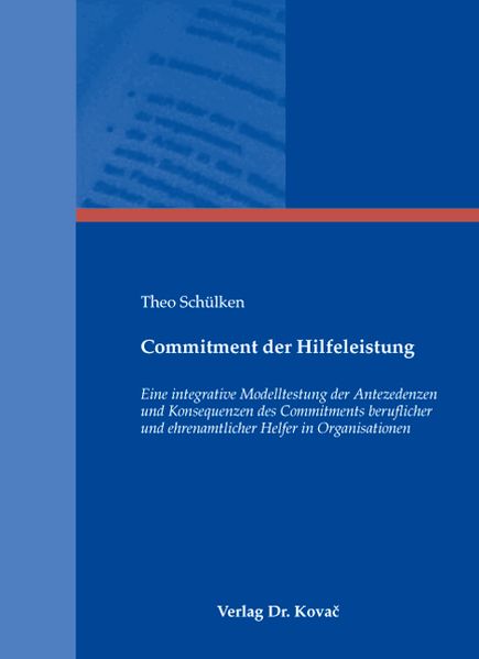 Commitment der Hilfeleistung