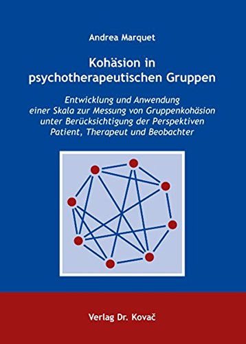 Kohäsion in psychotherapeutischen Gruppen