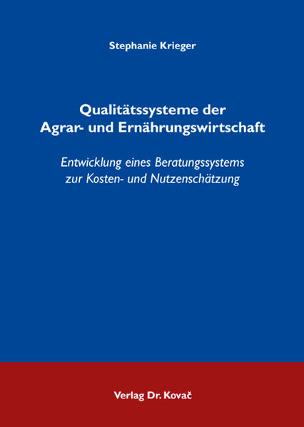 Qualitätssysteme der Agrar- und Ernährungswirtschaft